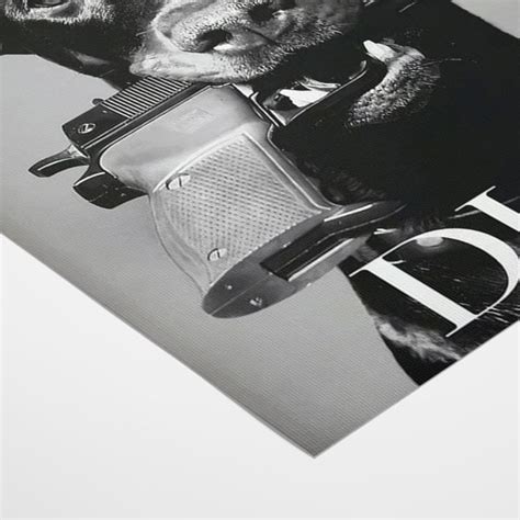 dior dog gun|Dior earrings for men.